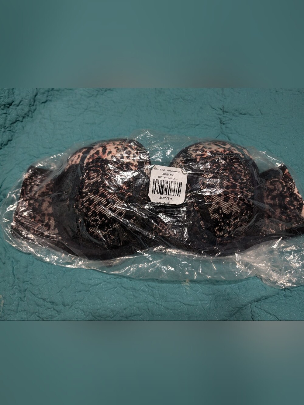 Torrid Curve Strappy Push-Up Strapless Bra - Lace Leopard - NWT - 46C
